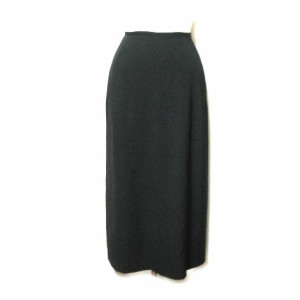 COMME CA ISM (COMME CA DU MODE) 立体マキシ丈スカート (black long skirt) コムサイズム コムサデモード 049189【中古】