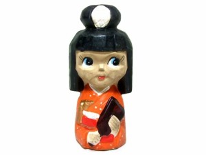 60's vintage 名古屋銀行「日本国」世界風俗人形貯金箱 (陶器製 エキスポ ヴィンテージ) 051184【中古】