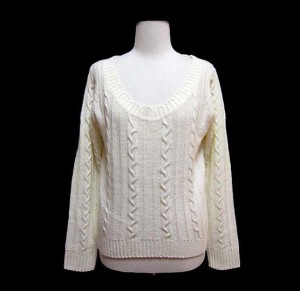 【新品】TRALALA (LIZ LISA) プリンセスケーブルニット、セーター (Princess cable knit, sweater) トゥーララ リズリサ 054202