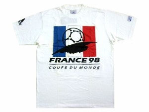 【新品】廃盤 vintage adidas フランスワールドカップ98 限定Tシャツ デッドストック (ヴィンテージ アディダス) 055816