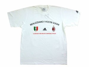 【新品】廃盤 vintage adidas 2004 AC ミラン Ｔシャツ デッドストック (ヴィンテージ アディダス) 057385