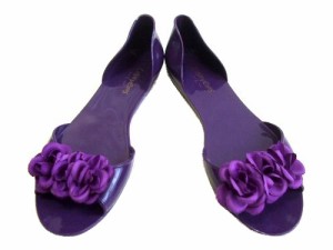 【新品】LOVEVENUS「39」コサージュラバーパンプス (Corsage rubber pumps) ラヴベニス ラブベニス ジューズ 061466