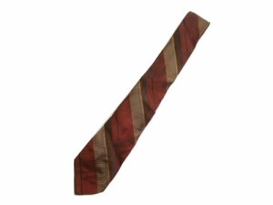 vintage Rhodia italia ITALY Stripe silk tie (ヴィンテージ ローディア イタリア製 レジメンタル ネクタイ) ビンテージ 062878【中古】