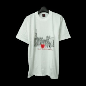 【新品】デッドストック I LOVE HONG KONG「M」Night view T-shirt (アイ ラブ 香港 夜景Ｔシャツ) ホンコン デッドストック 063199