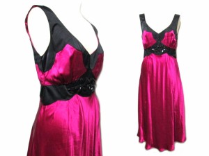 milly LONDON「XS」Formal silk dress ミリー ロンドン フォーマル シルク ワンピース (may moy ドレス) 065222【中古】