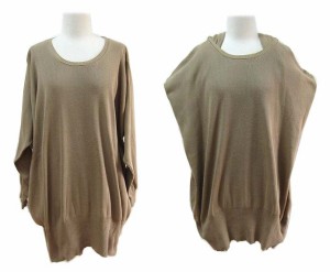 coconejo「38」2way Big silhouette knit、sweater ココネジュ 2wayビッグシルエットニット、セーター 065752【中古】