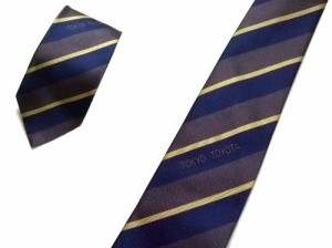 TOYOTA TOKYO Classic logo necktie トヨタ 東京 企業者 クラシック ロゴ ネクタイ 066485【中古】