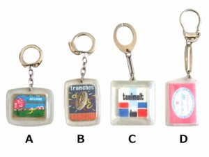 70's vintage French key ring 70年代 ヴィンテージ フレンチ キーリング (ビンテージ キーホルダー フランス ブルボン) 068234【中古】