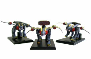 新品同様 廃盤 機動戦士 ガンダム モビルバクゥ TMF/A-802 Toy 3set (MOBILE SUIT GUNDAM フィギュア)■【中古】