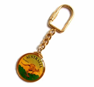 semi vintage Australia key ring セミ ヴィンテージ オーストラリア キーリング (キーホルダー)■【中古】