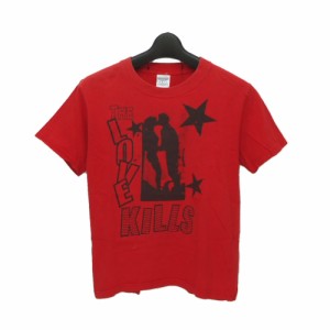 LOVE-KILLS ラヴキルズ ロカビリープリント Tシャツ (ラブキルズ) 073449【中古】