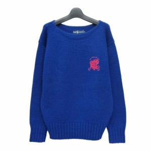 Polo Ralph Lauren ポロ ラルフローレン「S」刺繍エンブレム セーター (ローゲージニット) 079144【中古】