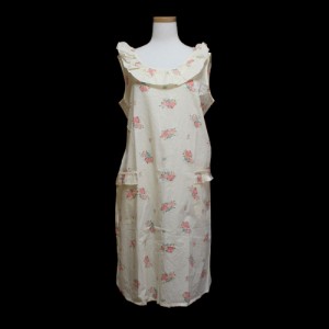 BON-FAMILLE Floral sleeveless dress「M」ボンファミーユ 花柄 ノースリーブ ワンピース (花柄ワンピ) 086172【中古】