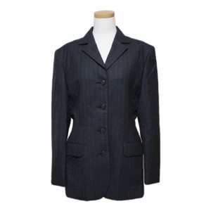 NEW YORKER Stripe wool jacket「11」ニューヨーカー ストライプ ウール ジャケット (アウター 日本製 Made in Japan) 086228【中古】