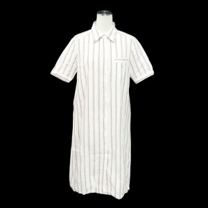 Livre claire Striped shirt dress「13AR」リブレクレア ストライプ シャツワンピース 089552【中古】