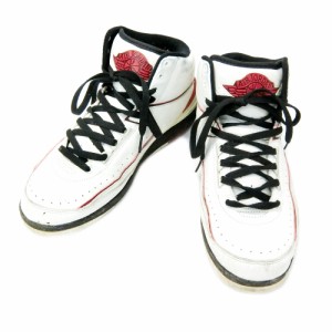 難有 [SALE]NIKE AIR JORDAN 2 ナイキ エアジョーダン 2「27.5」白×赤黒 スニーカー (靴 バスケットシューズ