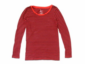 美品 GAP ギャップ「XS」ボーダー長袖Tシャツ (ロンTシャツ) 096244【中古】