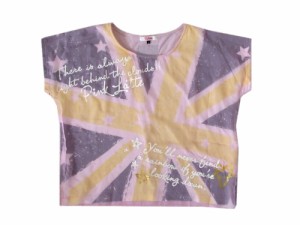 Pinklatte ピンクラテ「S」ユニオンジャックレイヤードTシャツ (半袖 ワールド) 097417【中古】