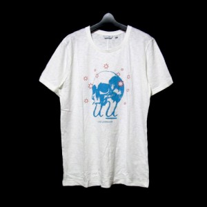 新品同様 uu uniqlo×undercover アンダーカバー ユニクロ「L」限定 スカル Tシャツ (白 半袖 ドクロ) 100052【中古】