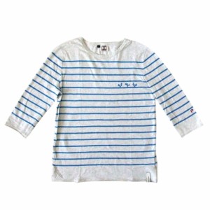 RYUKYU PARIS 琉球 パリス「S」ボーダーロングスリーブTシャツ (長袖 沖縄) 102433【中古】