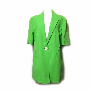 難有 [SALE] KEIZO AYATA ケイゾー アヤタ 1B デザインジャケット (グリーン ライム 半袖) 103487【中古】