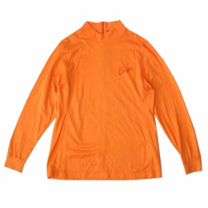 美品 Vintage KENZO ヴィンテージ ケンゾー ハイネックカットソー (オレンジ 長袖 Tシャツ) 104862【中古】