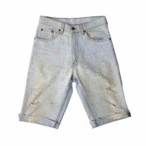 Vintage Levi's ヴィンテージ リーバイス レザーパッチデニムショートパンツ 110674【中古】