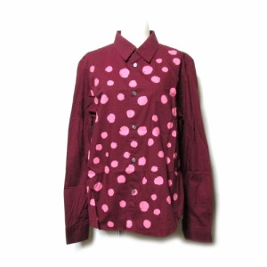 COMME des GARCONS×H＆M コムデギャルソン×エイチアンドエム「38」ドットブラウス (エンジ シャツ 水玉 ボルドー) 111071【中古】