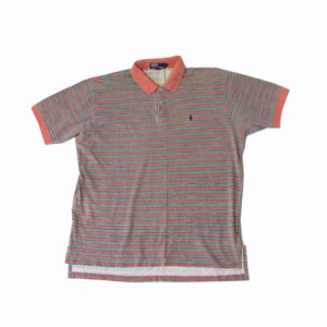 POLO RALPH LAUREN ポロ ラルフローレン ボーダーポロシャツ (半袖 鹿の子素材 オックス) 112796【中古】