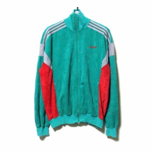 Vintage old adidas ヴィンテージ オールド アディダス「M」フランス製 切替フルジップジャージジャケット 113899の通販