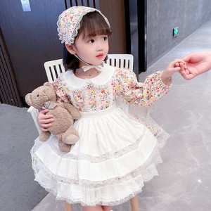 女の子 ロリータ プリンセスドレス 新作 春 子供服 女の子 赤ちゃん 1歳 ふんわりスカート