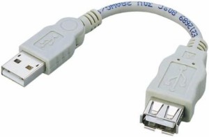 【2003年モデル】エレコム USB2.0スイングケーブル USB(A)オス-USB(A)メス 5?p USB-SEA01