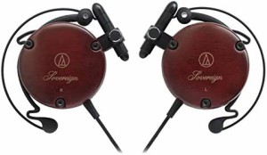 audio-technica オンイヤーヘッドホン 耳掛け ウッドハウジング ATH-EW9 ブラウン 小型