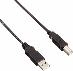 エレコム USBケーブル 【B】 USB2.0 (USB A オス to USB B オス) RoHS指令準拠 3m ブラック USB2-ECO30