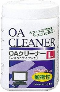 プラス OAクリーナー ウェットティッシュタイプ L ボトル 120枚 OC-200 68-725