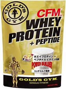 ゴールドジム(GOLD'S GYM) CFMホエイプロテイン リッチミルク風味 900ｇ