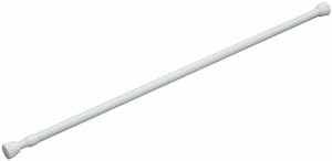平安伸銅工業 つっぱり棒 ばね式強力タイプ スリムS ホワイト 幅70~110cm 耐荷重15~7kg パイプ直径1.6cm NSW-6