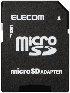 ELECOM microSDメモリ 変換アダプタ MF-ADSD002