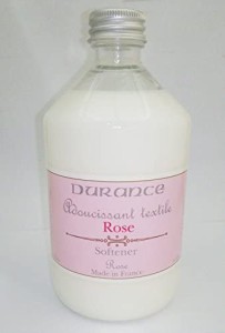 DURANCE デュランス ランドリーソフナー 防ダニ効果を備えた柔軟剤 ローズの香り 500ｍl 天然アロマ100%