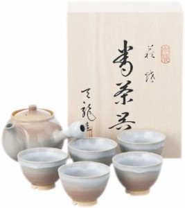 萩焼 姫萩 茶器揃(茶コシ付) 2-38 6179-053