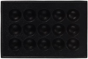 遠藤商事 業務用 関西式 たこ焼用鉄板(15穴) 鉄鋳物 GTK07