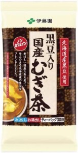 伊藤園 黒豆むぎ茶ティーバッグ 8.0g×30袋 デカフェ・ノンカフェイン