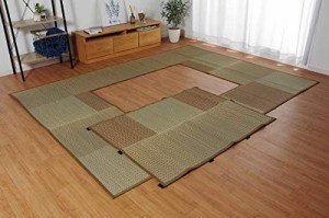 イケヒコ 堀りごたつ い草ラグ カーペット 4畳 DX堀炬燵敷きピア ベージュ 約191×300cm 中抜き:約90×150cm #8119740