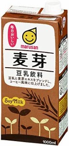 マルサン 豆乳飲料麦芽 1L×6本