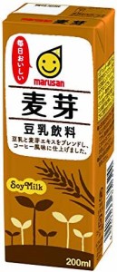 マルサン 豆乳飲料麦芽 200ml×24本