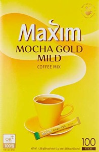 韓国でコーヒー【Maxim Coffee Mix モカゴール】(100袋入)