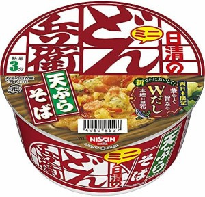 日清食品 どん兵衛 天ぷらそばミニ [西] 46g×12個