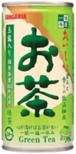 サンガリア おいしいお茶 190g×30本