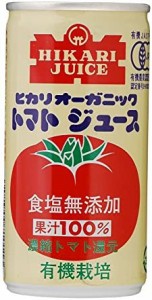 光食品 オーガニックトマトジュース 食塩無添加 190g×30本