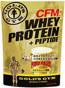 ゴールドジム(GOLD'S GYM) CFMホエイプロテイン バナナシェイク風味 900g